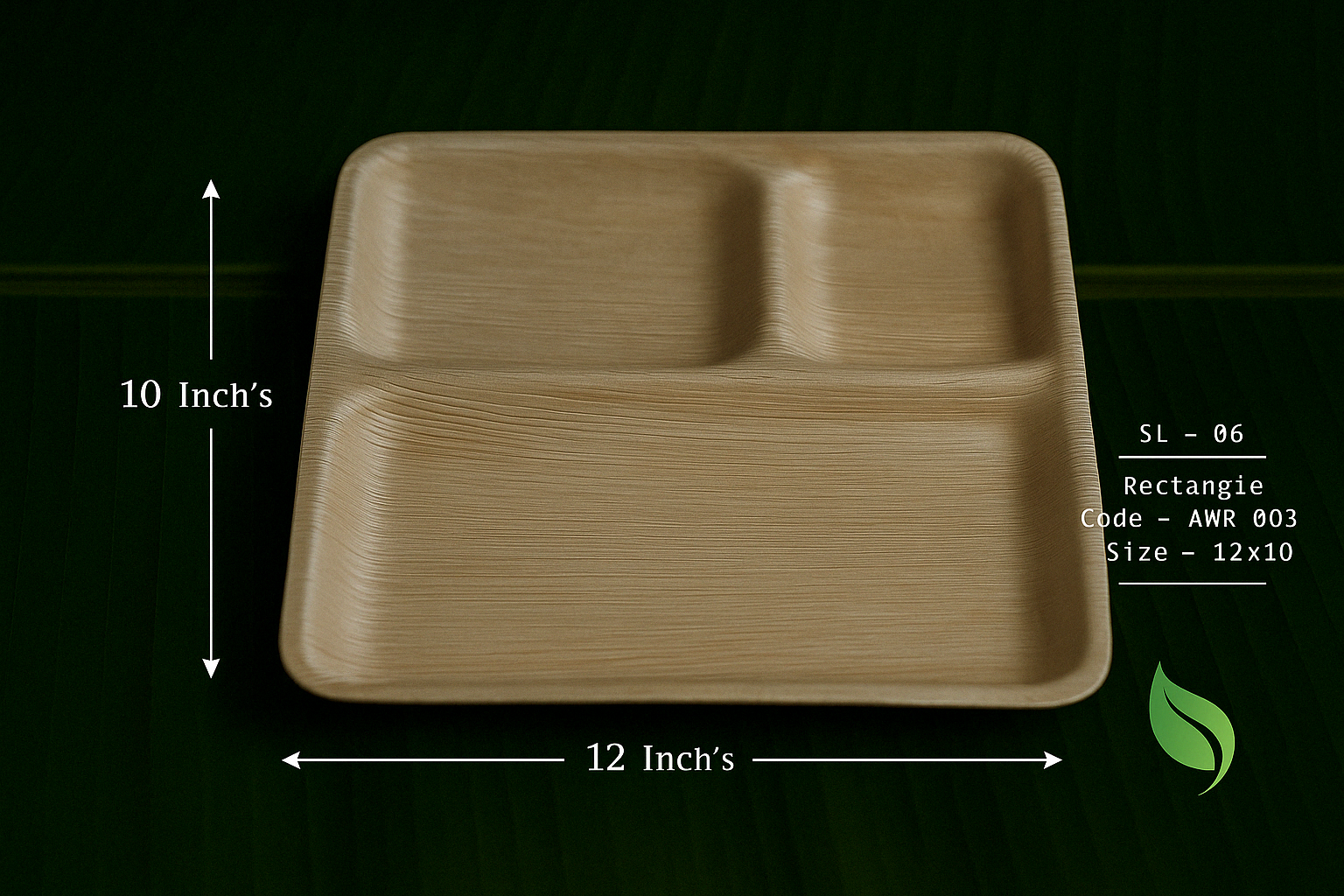 Partitioned Plate